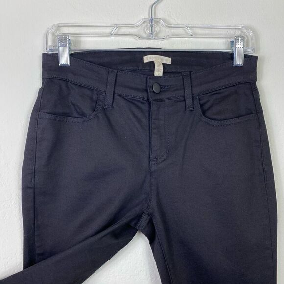 Eileen Fisher Black Mid Rise Skinny Jeans Size 4 - Picture 3 of 5